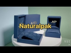 กล่องใส่เครื่องประดับต่างหูกำไลสร้อยข้อมือหนังกลับระดับไฮเอนด์