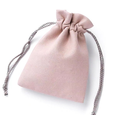 ต่างหู แหวน Drawstring กระเป๋าใส่เครื่องประดับ Deboss พิมพ์ Jewellery Gift Pouch