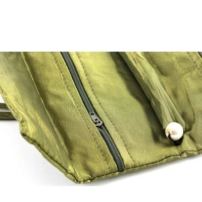 OEM ODM Roll Up Travel เครื่องประดับออแกไนเซอร์ Suede Jewellery Rolls สำหรับการเดินทาง