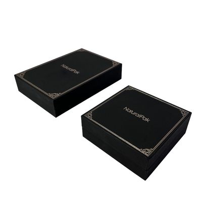 SGS ROHS กล่องใส่สร้อยข้อมือสีเทาสองเฉดสีนาฬิกากระดาษอ่อนนาฬิกา Gift Pack