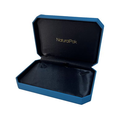 SMATA FSC กล่องบรรจุภัณฑ์เครื่องประดับหรูหราทรงแปดเหลี่ยม High End Suede Gift Box