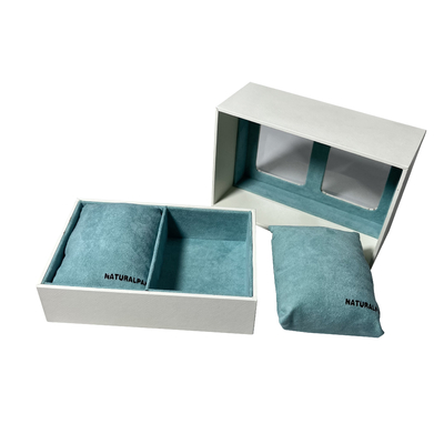 PU Watch Box บรรจุภัณฑ์ของขวัญ Silk Wadding Inside Leather Surface Watch Box พร้อมหมอน
