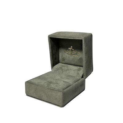 กล่องเครื่องประดับ Peagreen Soft Sponge Suede กล่องจี้กำมะหยี่แบบกำหนดเอง