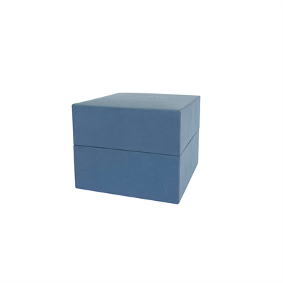 กล่องบรรจุภัณฑ์นาฬิกาข้อมือ Oem สีน้ำเงินแบบกำหนดเองรูปทรงสี่เหลี่ยม