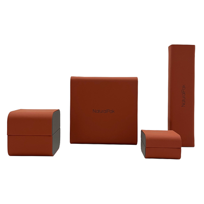 OEM ODM High End Soft Touch กล่องบรรจุภัณฑ์เครื่องประดับสำหรับนาฬิกาของขวัญ