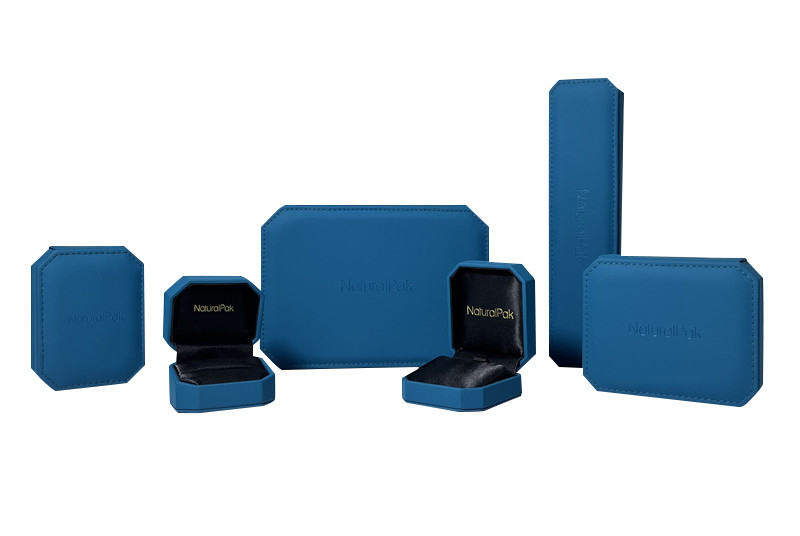 SMATA FSC กล่องบรรจุภัณฑ์เครื่องประดับหรูหราทรงแปดเหลี่ยม High End Suede Gift Box